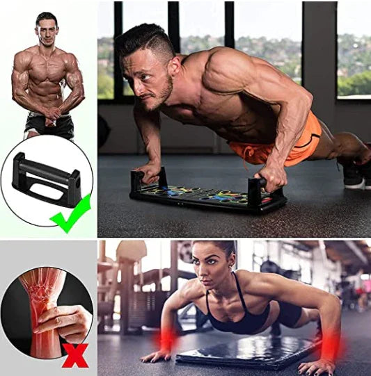 9-in-1 Push Up Board — Full Body Home Workout