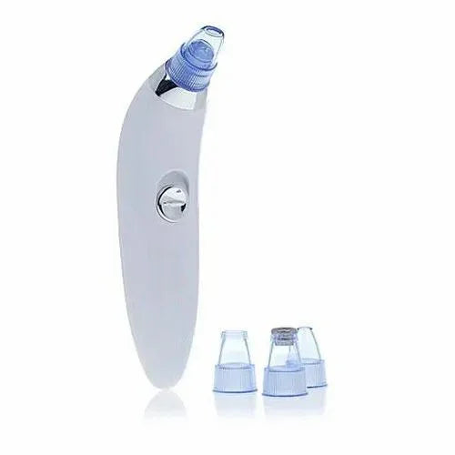 Portable blackhead remover with suction tips for facial skincare and pore cleaning