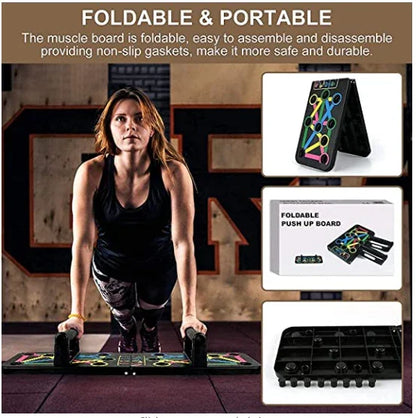 9-in-1 Push Up Board — Full Body Home Workout